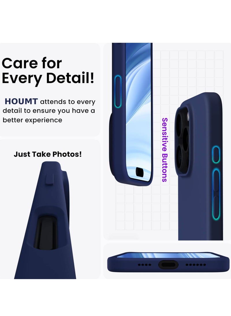 Houmt - iPhone 16 Pro Max Case Soft Liquid Silicone iPhone 16 Pro Max Cover Anti-Scratch Shockproof TPU Case Cover for Apple iPhone 16 Pro Max 6.9 inch - Image 1
