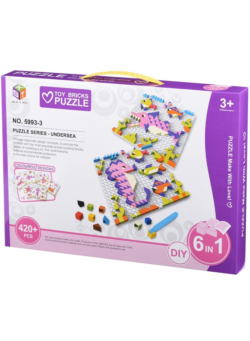 Educational Puzzle Game - Large Set for Children and Their Friends - Image 1