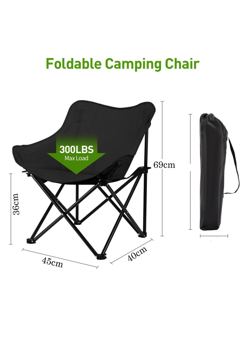 LINGWEI Camping Chair Folding Outdoor Camping Chair Portable Folding Beach Chair Multi-Purpose Camping Chair for Adult Portable Sturdy Fishing Chair - Image 3