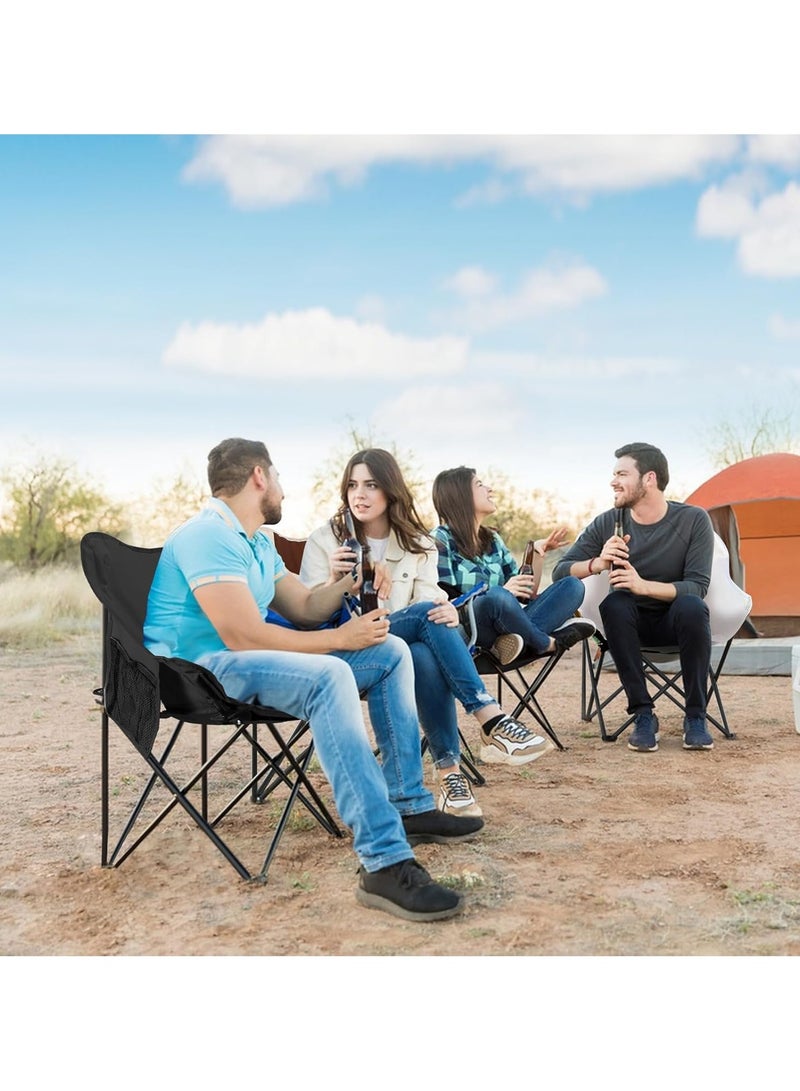 LINGWEI Camping Chair Folding Outdoor Camping Chair Portable Folding Beach Chair Multi-Purpose Camping Chair for Adult Portable Sturdy Fishing Chair - Image 5