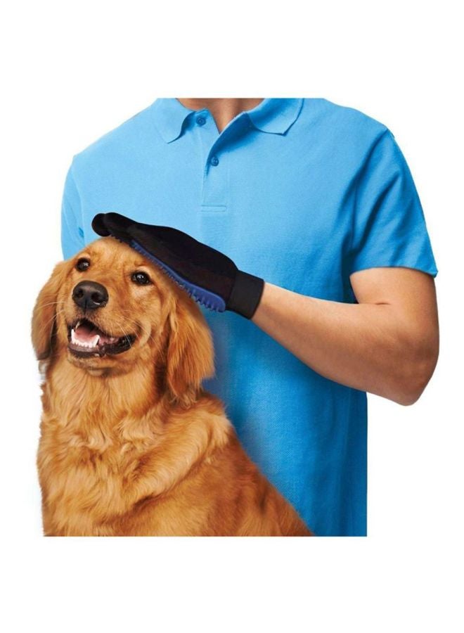 Loquat Massage Brush Glove Blue/Black - Image 2