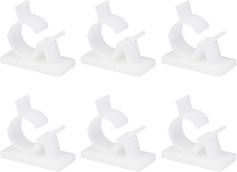 20Pcs Adjustable Self Adhesive Cable Clips Wire Management Organizer Easy Installation - Image 1