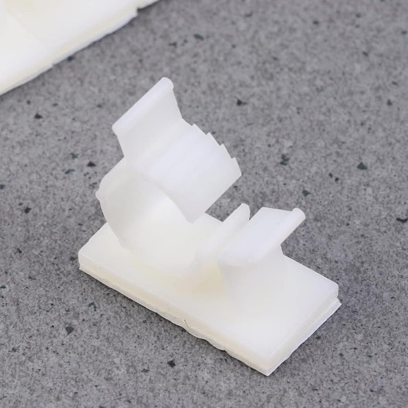 20Pcs Adjustable Self Adhesive Cable Clips Wire Management Organizer Easy Installation - Image 3