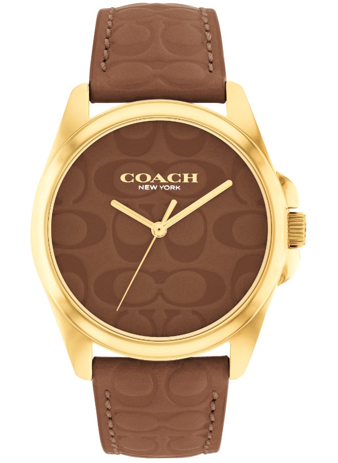 COACH Women's Brown Dial Analog Quartz Watch 36 mm -  14504277 