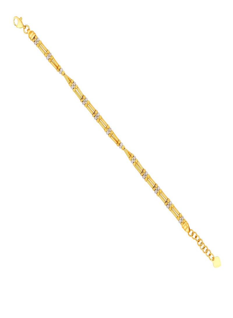 Malabar Gold and Diamonds 22 KT 916 Purity Gold Bracelet LABR474  - Image 2