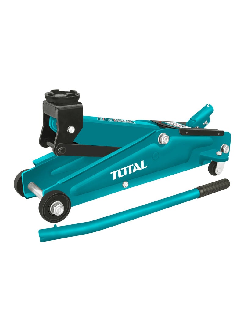 TOTAL Automotive Floor Jack, 3 Ton Capacity, 135-410mm Lifting Range, 16kg Weight - Image 1