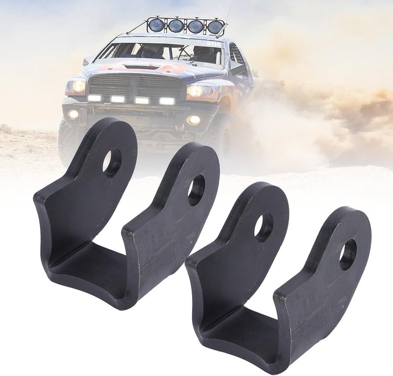 3 Inch Car Axle Shock Absorber Bracket, Pair Weld On Shock Mount for Off Road Trailer Sedan, Steel Heavy Duty Suspension Bracket with Curved Design for Easy Installation - Image 5