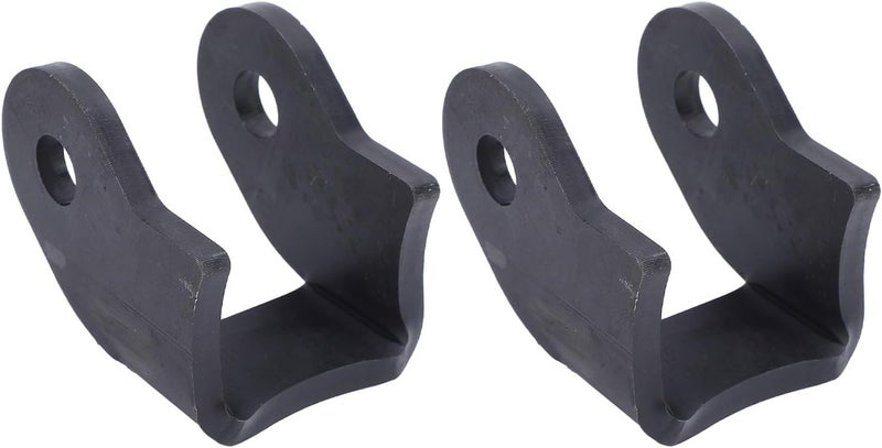 3 Inch Car Axle Shock Absorber Bracket, Pair Weld On Shock Mount for Off Road Trailer Sedan, Steel Heavy Duty Suspension Bracket with Curved Design for Easy Installation - Image 1