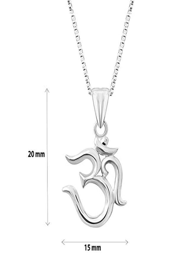 Parnika Unisex Om Pendant Locket in Pure 92.5 Sterling Silver For Unisex Adult - Image 4