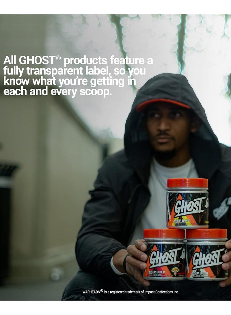 Ghost Pump Nitric Oxide Powder Pre-Workout - Pineapple - (350g) - Image 3