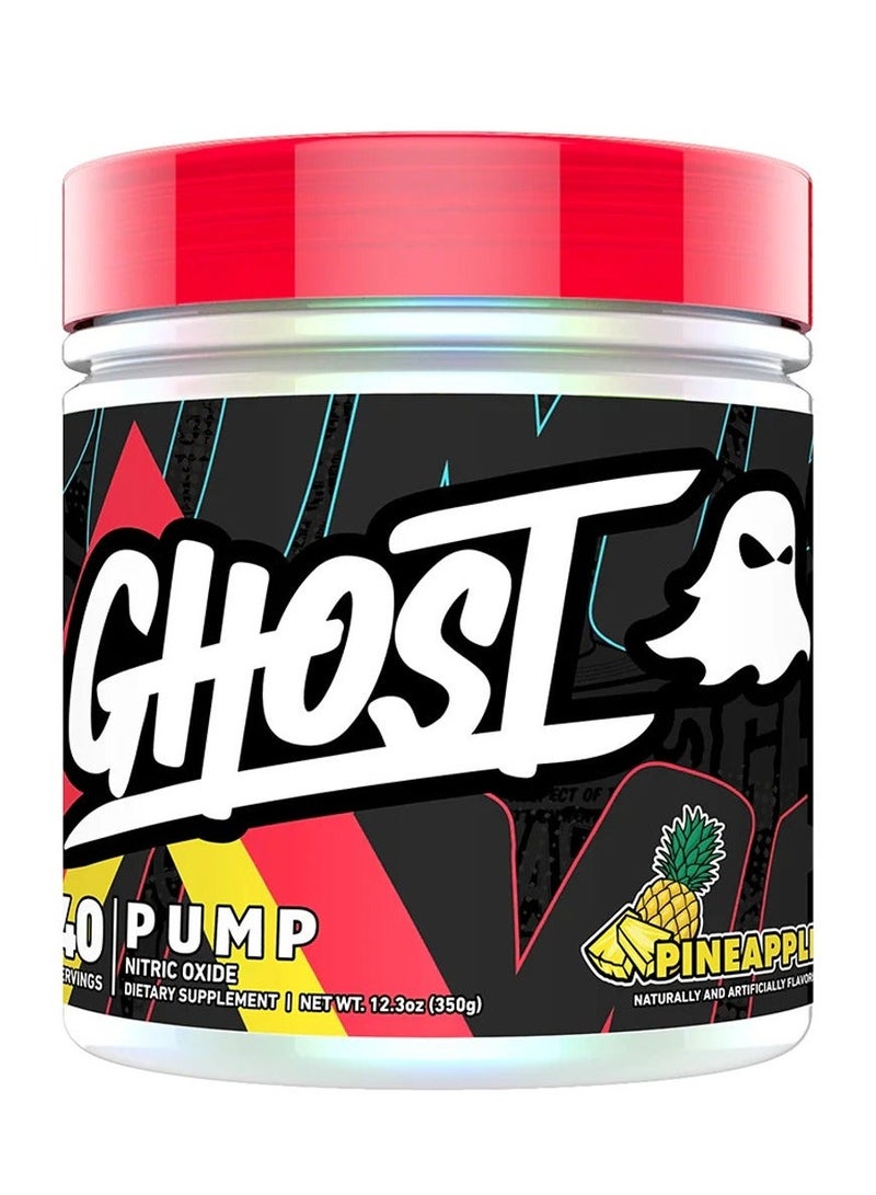 Ghost Pump Nitric Oxide Powder Pre-Workout - Pineapple - (350g) - Image 1