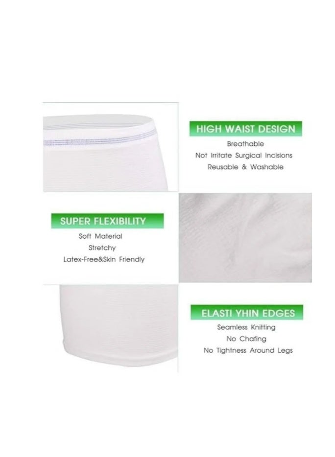 8 Pack High Waist Mesh Disposable Postpartum Panties, Stretch Maternity Underwear, C-Section Recovery, Soft Breathable Reusable, Pregnancy Travel Surgery Incontinence - Image 2