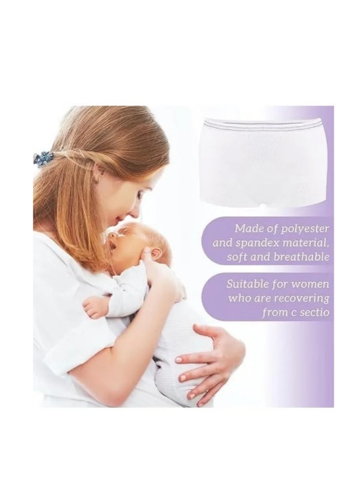 8 Pack High Waist Mesh Disposable Postpartum Panties, Stretch Maternity Underwear, C-Section Recovery, Soft Breathable Reusable, Pregnancy Travel Surgery Incontinence - Image 4
