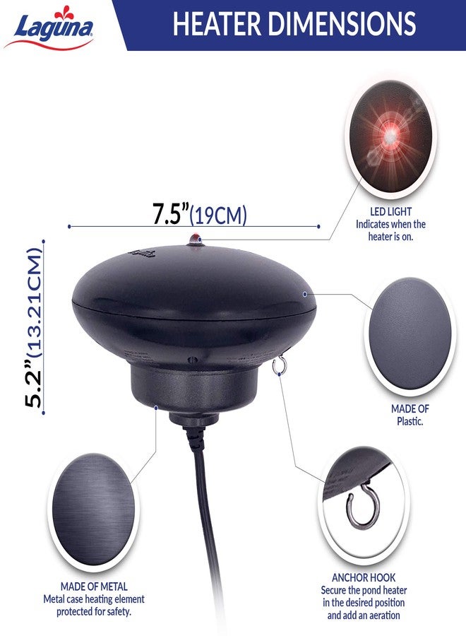 Laguna Hagen Laguna PowerHeat Heated De-Icer for Ponds - 315W - Image 2