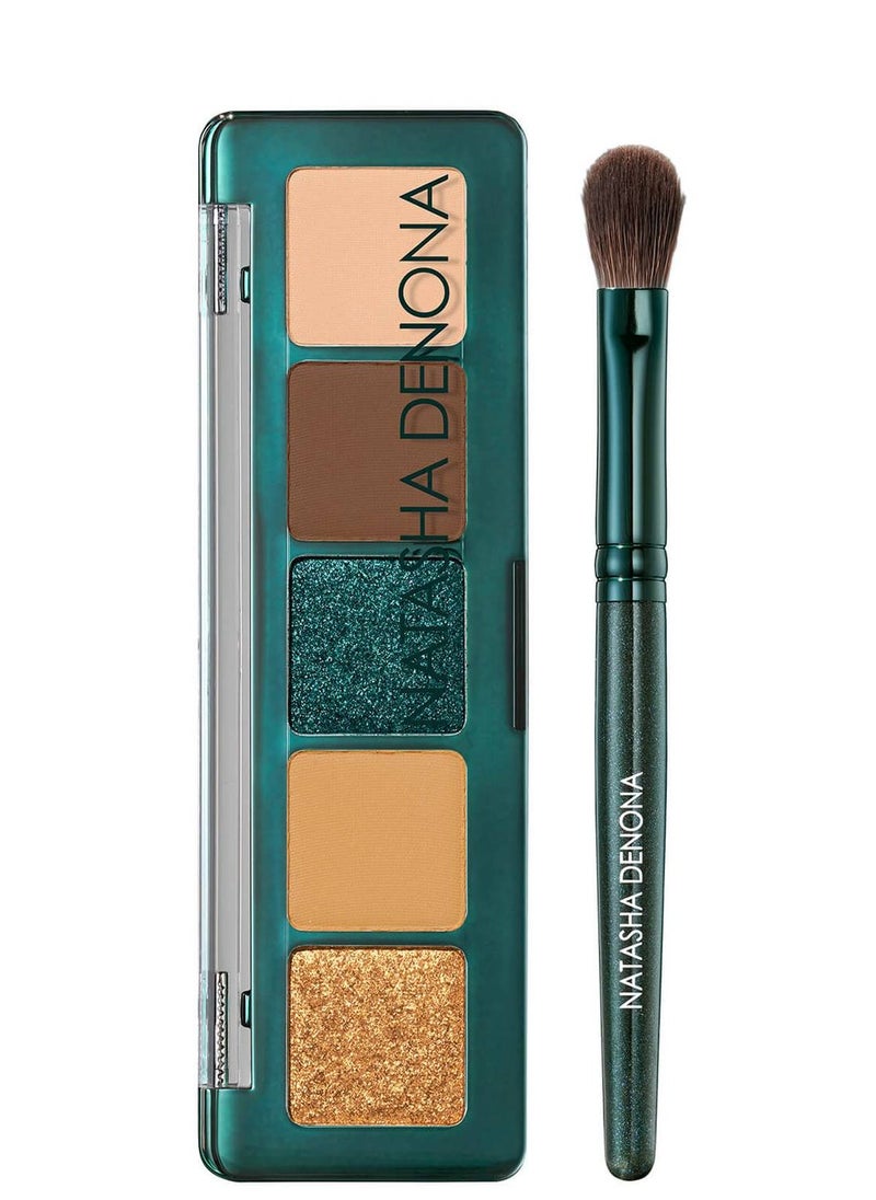 Natasha Denona Mini Metropolis Eyeshadow Palette + Eyeshadow Brush Gift 