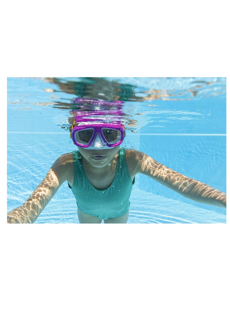 بست واي Bestway Hydro-Swim Children's Diving Goggles Aqua champ essential mask - +3 Years - No:22011 - Image 2
