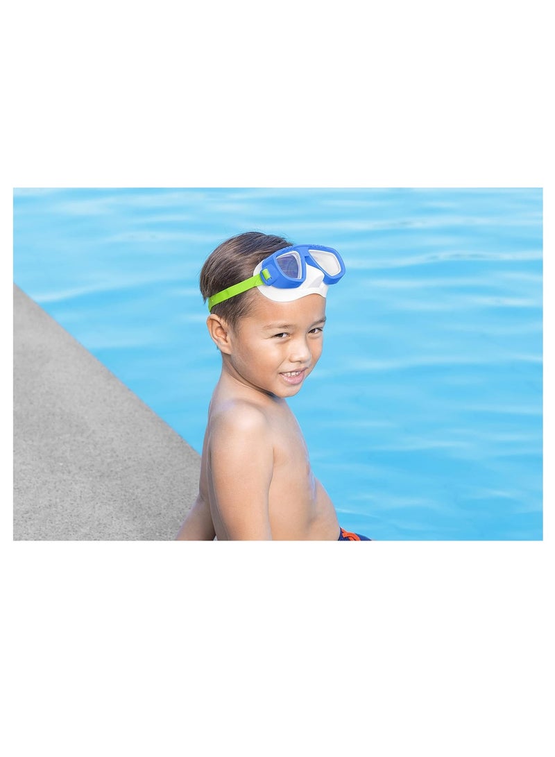 بست واي Bestway Hydro-Swim Children's Diving Goggles Aqua champ essential mask - +3 Years - No:22011 - Image 3