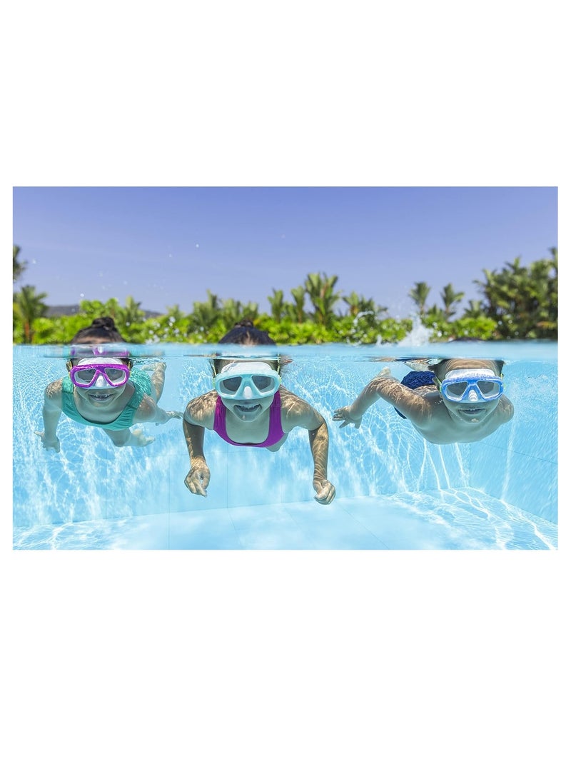 بست واي Bestway Hydro-Swim Children's Diving Goggles Aqua champ essential mask - +3 Years - No:22011 - Image 5