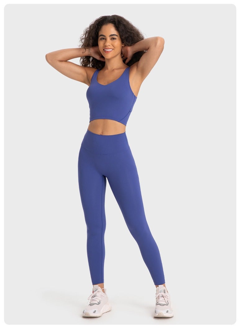 Women's Tank Top Padded Sports Bra Running Workout Yoga Crop Top - Image 3