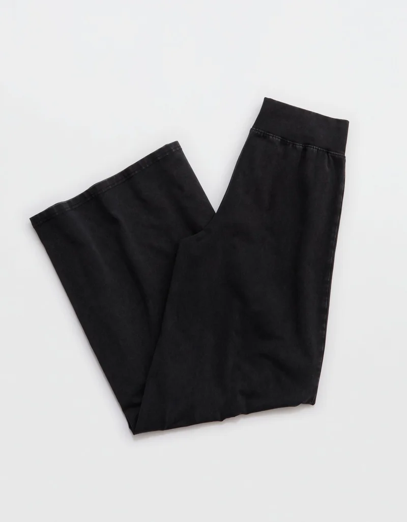 Aerie  OFFLINE By Aerie OG Cotton Super Wide Leg Pant for Women | Best Price UAE