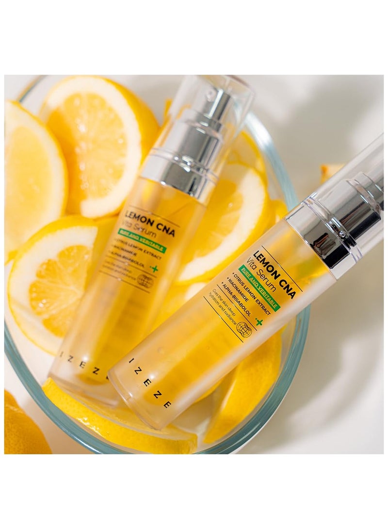 IZEZE LEMON CNA Vita Serum 30ml | Vitamin C For Glow Skin, Niacinamide Face Serum - Image 3