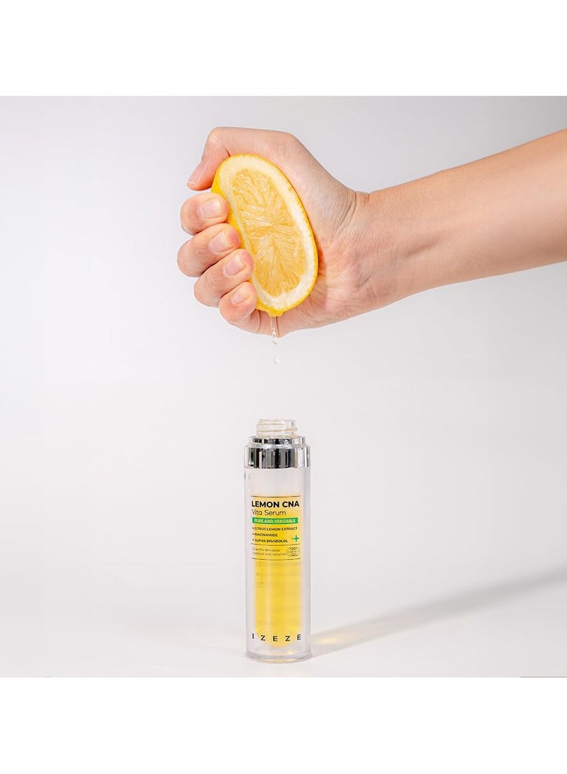 IZEZE LEMON CNA Vita Serum 30ml | Vitamin C For Glow Skin, Niacinamide Face Serum - Image 4