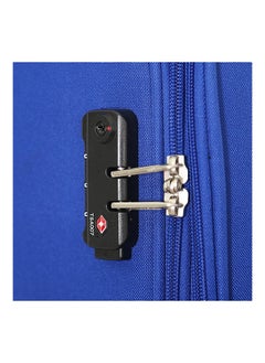 GIORDANO Softside Luggage Trolley Bag 3 Pieces Set With Double Spinner Wheel ,Blue (S-20inch,M-24inch,L-28inch)  - Image 5
