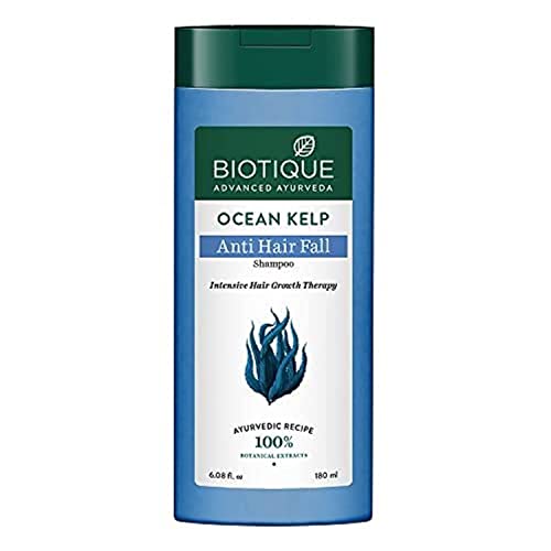 Biotique Bio Kelp Protein Shampoo for Falling Hair Intensive Hair Regrowth Treatment 180ml - Image 2