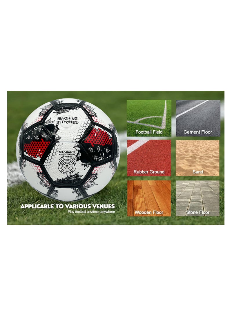 Spall Football Soccer Ball For Matches World Cup Best Indoor/Outdoor Water Proof Ball For Professional Training And Match Men And Women Youth And Adult - Image 4