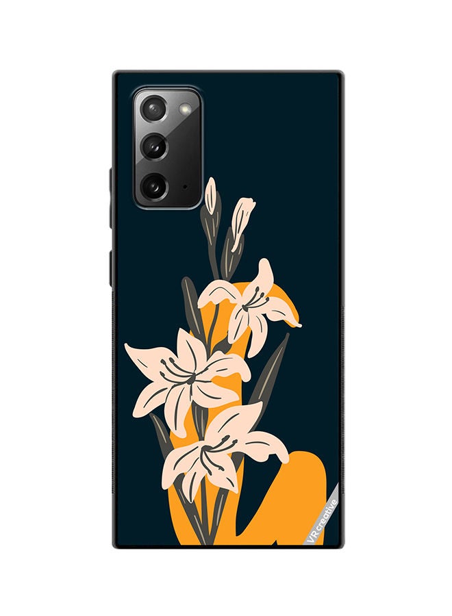 VR CREATIVE Protective Case Cover For Samsung Galaxy Note20 5G Alphabet G Design Multicolour - Image 1