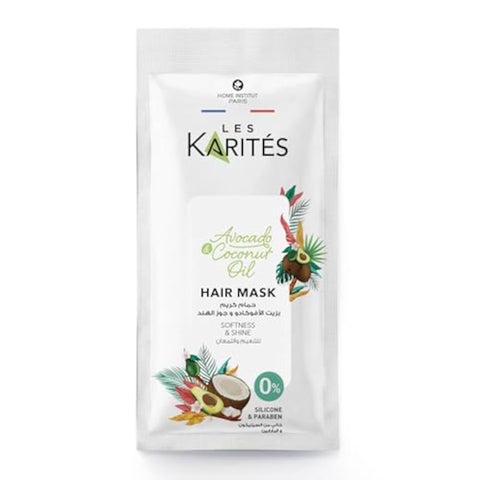Softness & Shine Hair Mask (35ml) - Deep Nourishing Treatment - Avocado, Coconut Oil & Jojoba Wax - 0% Silicone & Paraben - For Radiant Silky Hair