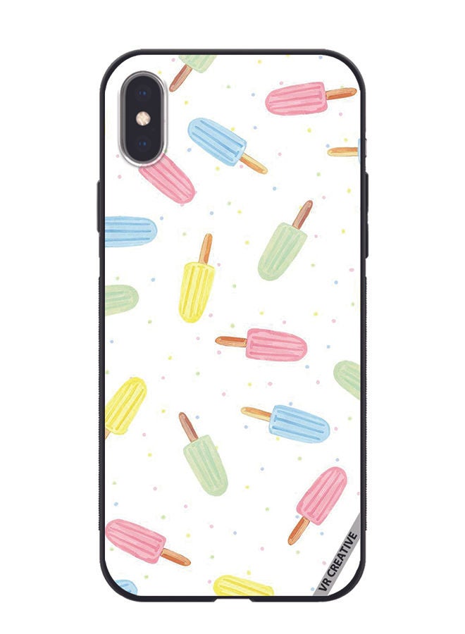 Protective Case Cover For Apple iPhone XS Max Ice Cream Design Multicolour