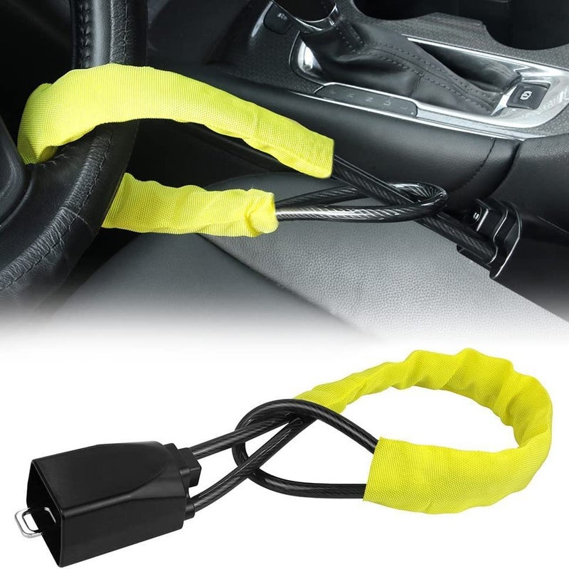 Car Steering Wheel Lock Rope Lock Car Lock Buckle Lock Special Steering Wheel Lock Sale - Image 2
