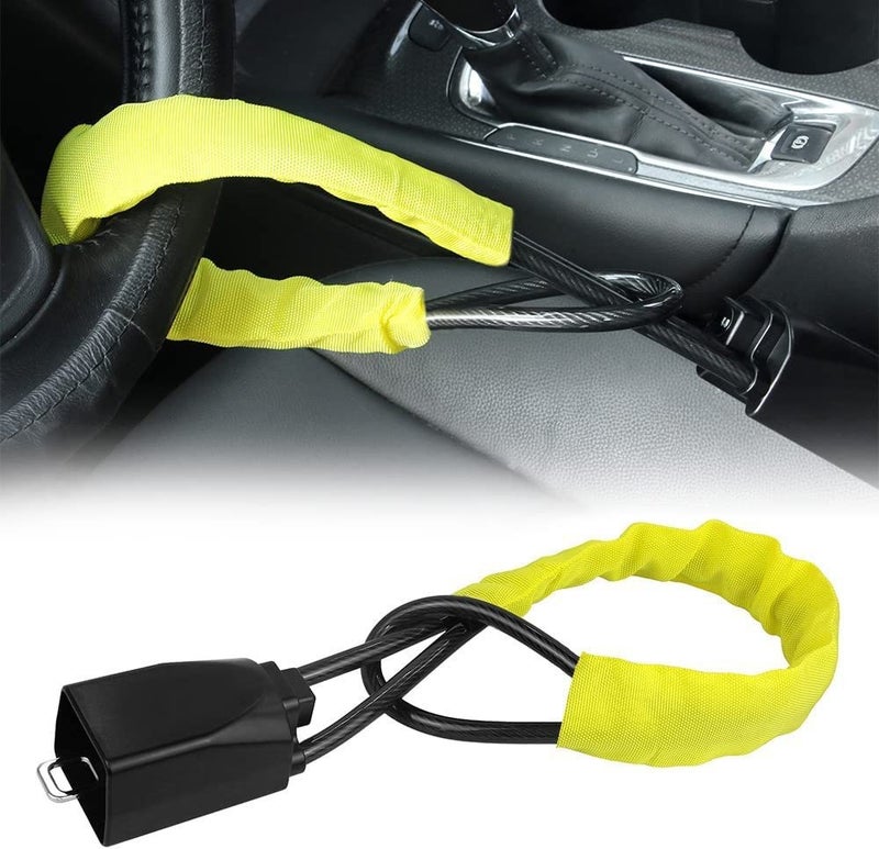 Car Steering Wheel Lock Rope Lock Car Lock Buckle Lock Special Steering Wheel Lock Sale - Image 1