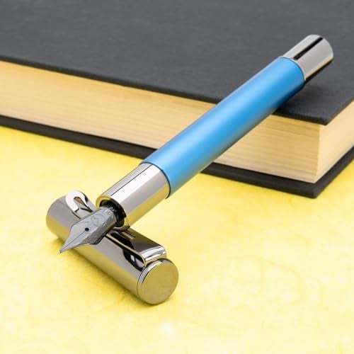 Monteverde USA Ritma Fountain Pen in Blue – Medium Nib, Balanced JoWo Stainless Steel, Refillable Ink Cartridge/Converter – Perfect for Professionals & Writing Enthusiasts - Image 2