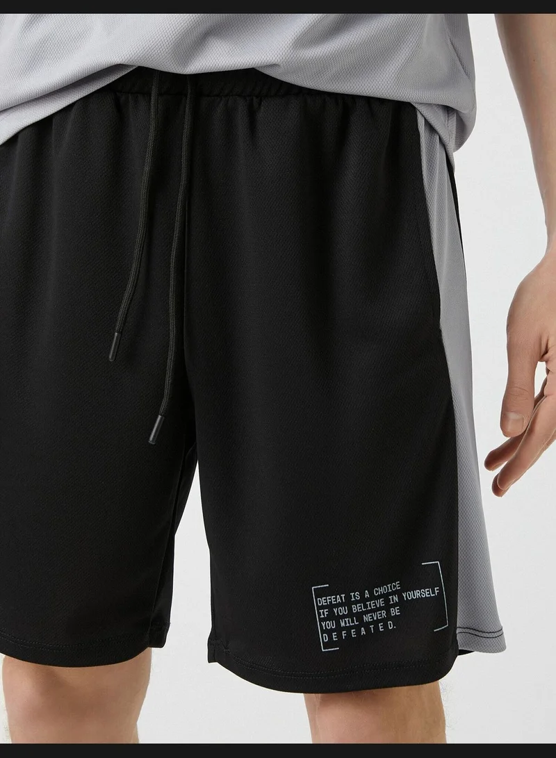 كوتون Slogan Printed Sport Tanktop