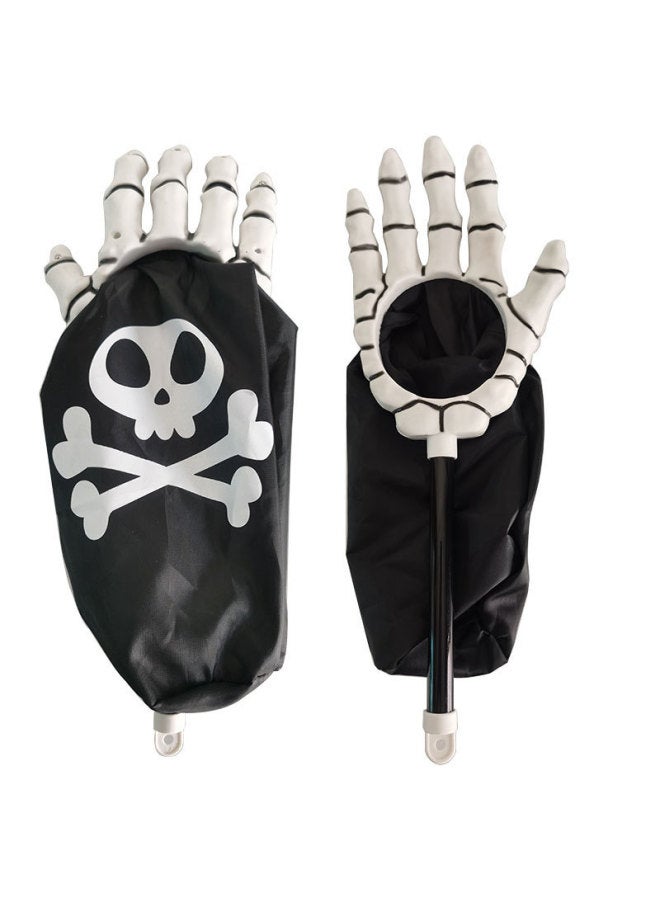 Loquat Pumpkin Sugar Bag Candy Handbag Masquerade Ghost Claw Handbag  Decorations Props-Specifications:Ghost Claw Luminous - Image 5