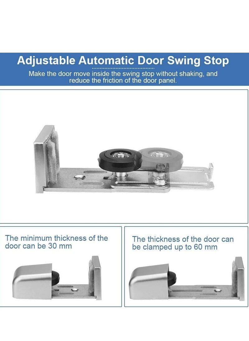 Generic Door Floor Guide, Adjustable Sliding Door Track, Sliding Barn Door Hardware Bottom, Automatic Door Fittings Bottom Floor Guide  - Image 4