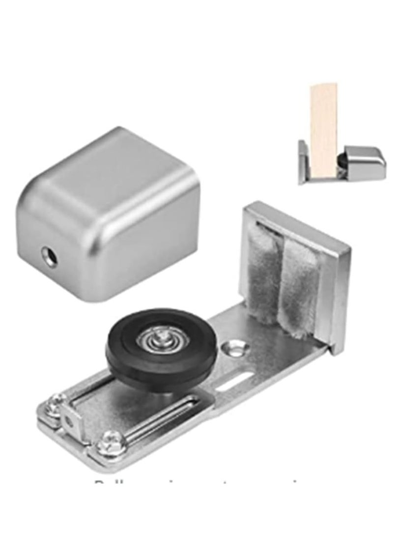 Generic Door Floor Guide, Adjustable Sliding Door Track, Sliding Barn Door Hardware Bottom, Automatic Door Fittings Bottom Floor Guide  - Image 1