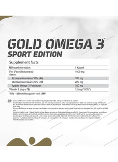 Olimp Olimp Gold Omega 3 Sport Edition, 120 Capsules  - Image 2