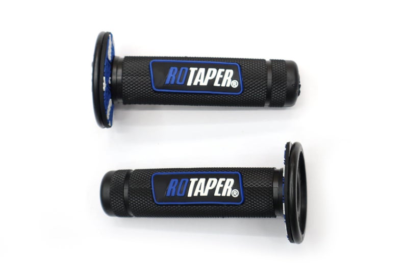ERODIAN Rotaper Handlebar Grips for Universal Bikes - Black Color | Pack of 2 | Anti-Slip | Soft Grip | Water Proof (1-Free Random 6 inch Keychain) - Image 3