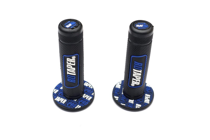 ERODIAN Rotaper Handlebar Grips for Universal Bikes - Black Color | Pack of 2 | Anti-Slip | Soft Grip | Water Proof (1-Free Random 6 inch Keychain) - Image 4