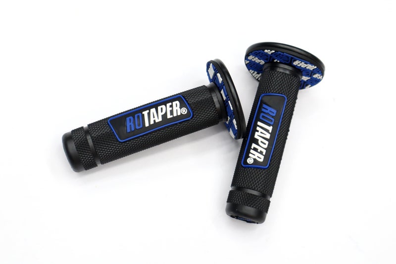 ERODIAN Rotaper Handlebar Grips for Universal Bikes - Black Color | Pack of 2 | Anti-Slip | Soft Grip | Water Proof (1-Free Random 6 inch Keychain) - Image 2