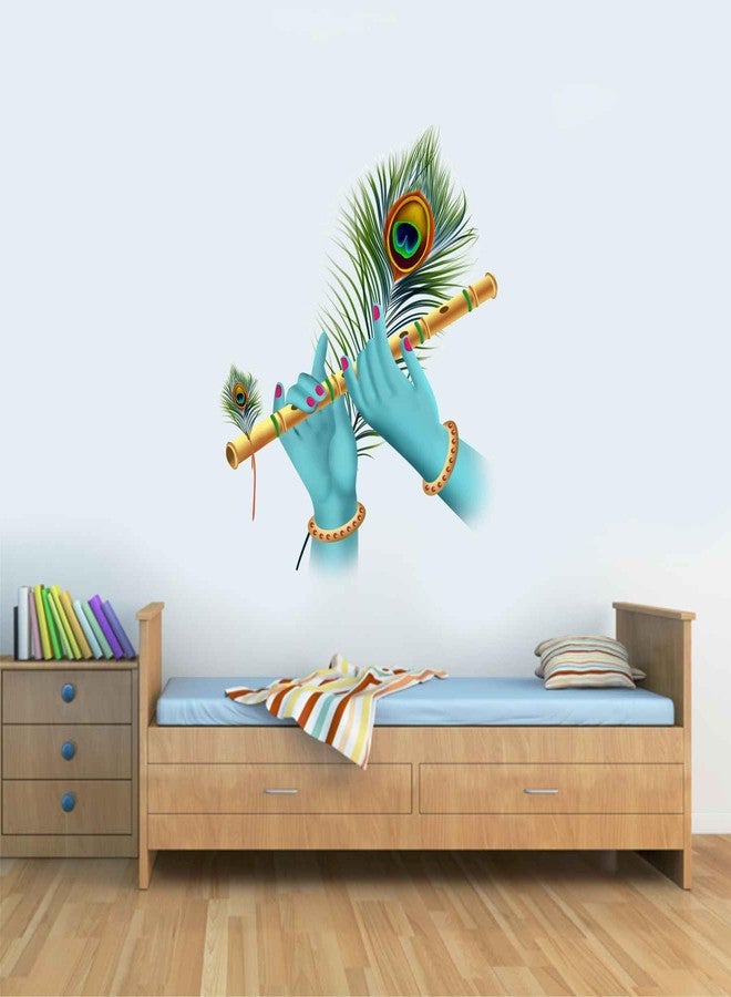 Wall Attraction Krishna Flute Wall Sticker & Mural Sticker for wall Size - 53x58cm NBD40 - Image 2