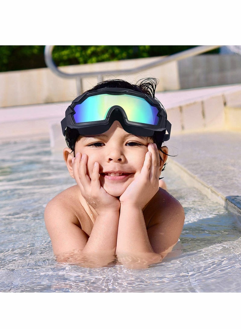 Excefore 2Pack Swimming Goggles for Kid Anti-Fog Leak Proof UV Protection Child Boy Girl Teen - Image 2