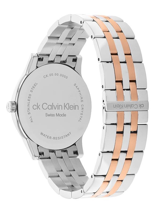 CALVIN KLEIN Swiss Dressed Unisex's Stainless Steel Wrist Watch - 25000011  - Image 3