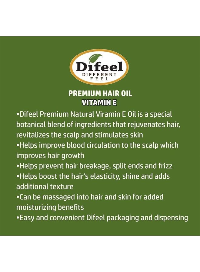 difeel Premium Natural Hair Oil - Vitamin E Oil 2.5 ounce (2-Pack) - Image 2