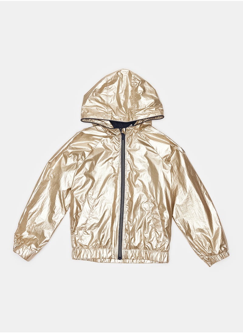 Okaidi Gold Sweater for Girls  - Image 1