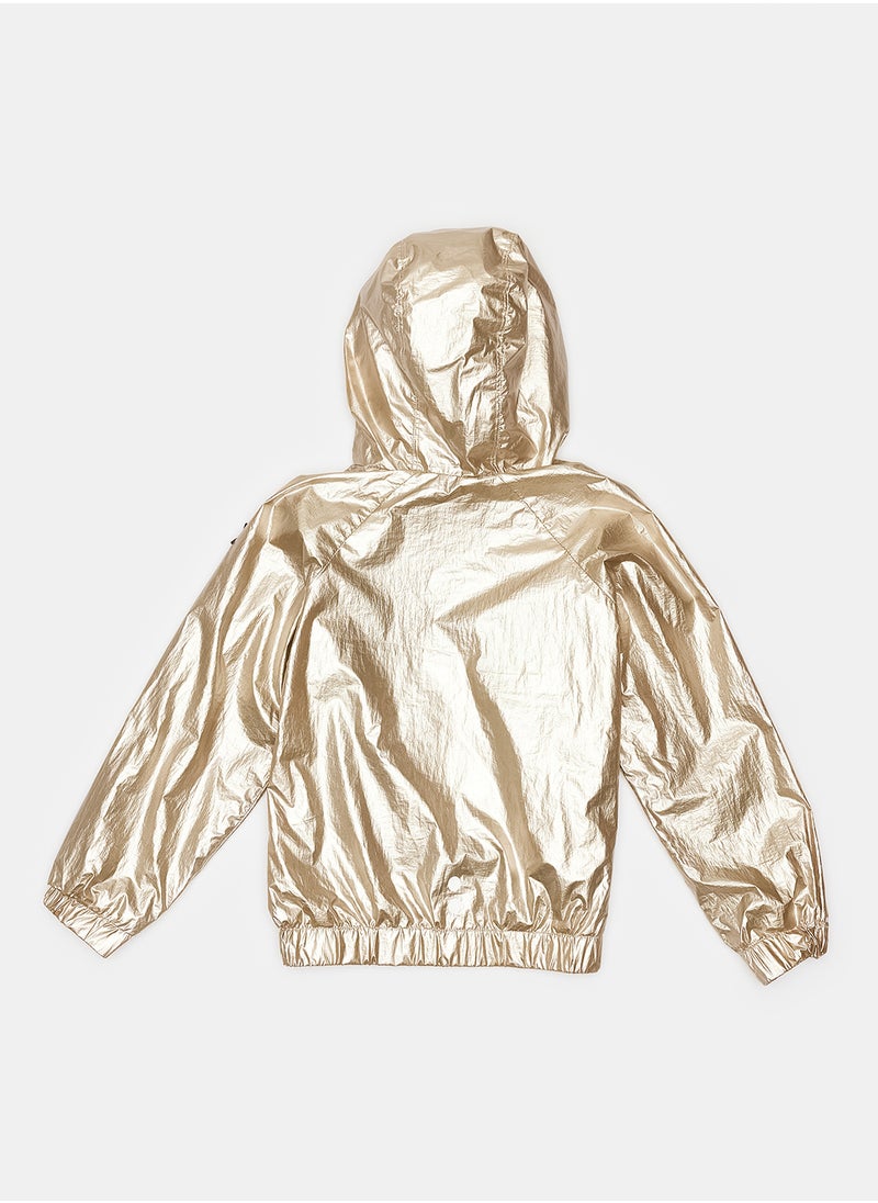 Okaidi Gold Sweater for Girls  - Image 2