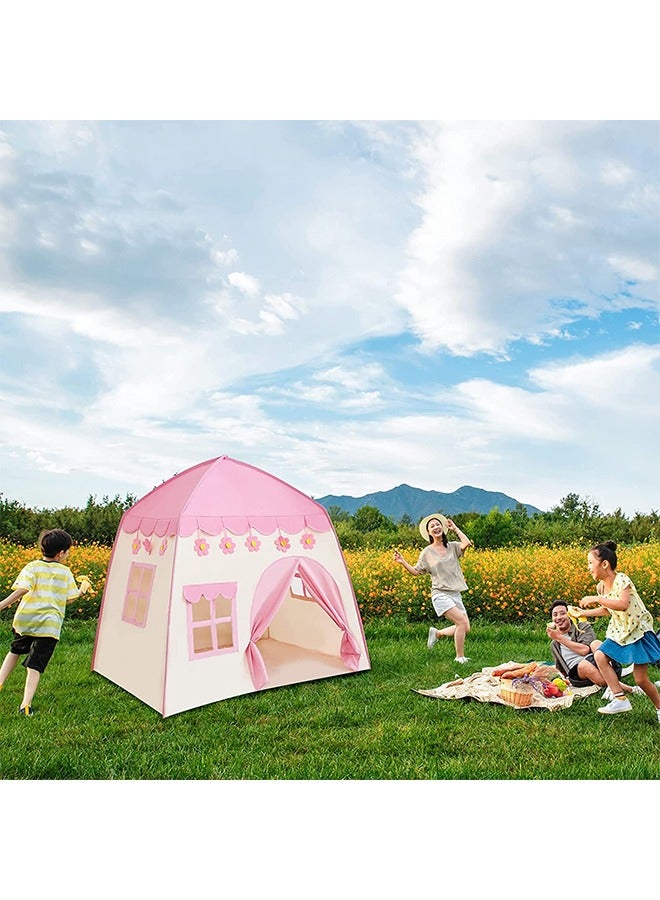 Princess Tents,Indoor Children Play Tent,For Toddler Tent,For Kids Pop Up Tent,Indoor Outdoor Playhouse Camping Playground,Suitable for Gifts for Children Over 3 Years old Pink  - Image 5